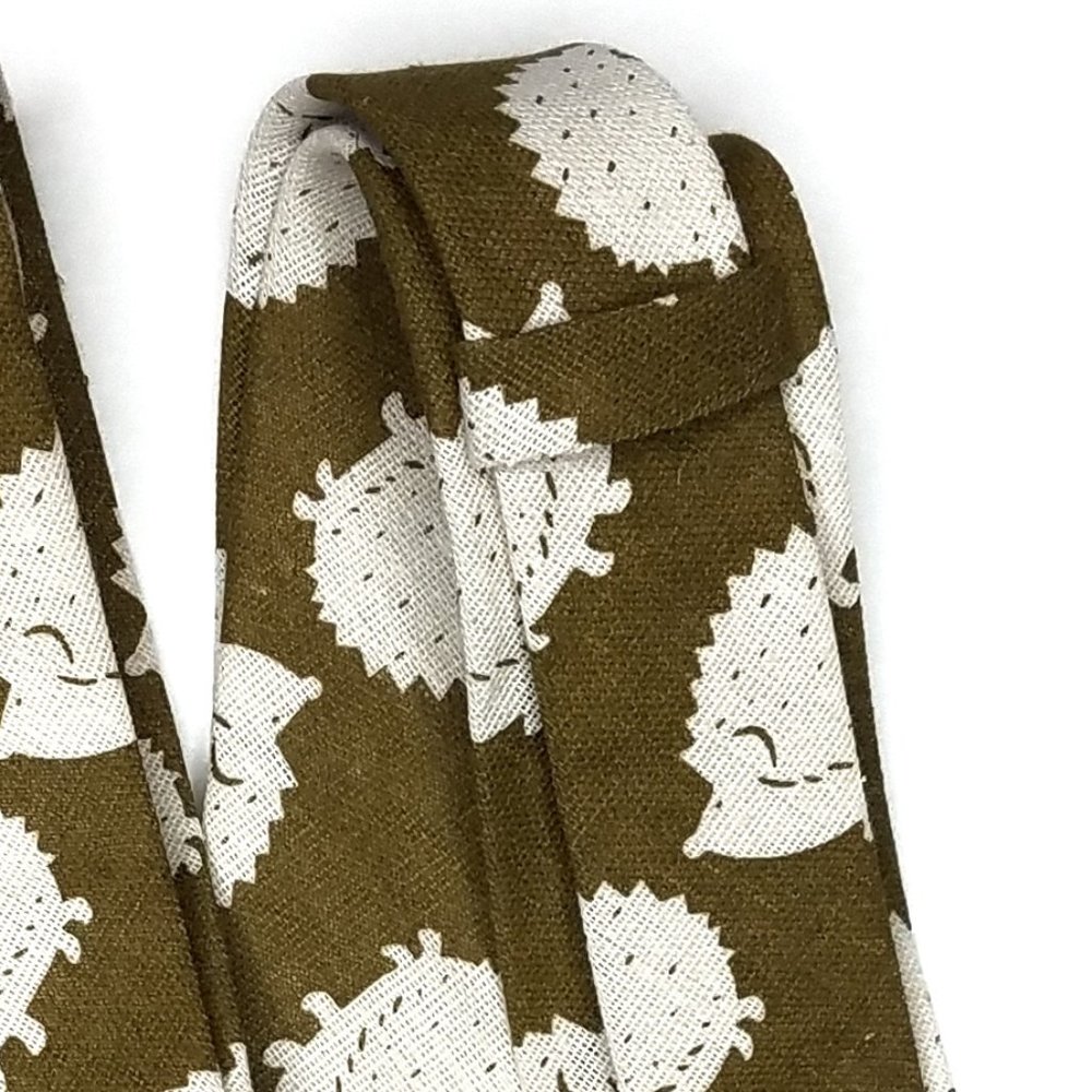 Necktie Hedgehog Animal print Neck tie Adult - Picture 7 of 8